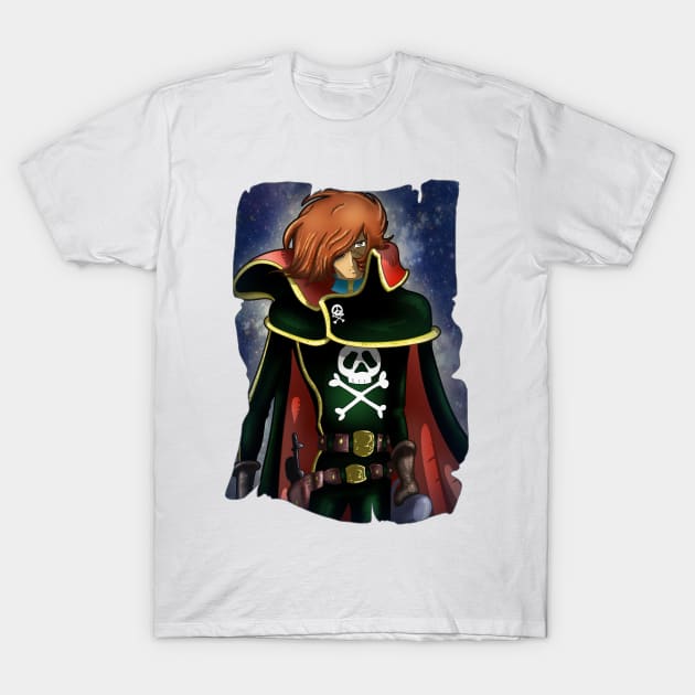 Captain Harlock T-Shirt by La Casa del Otaku